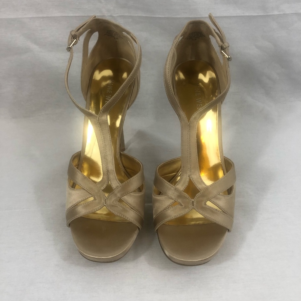 Nine West satin heels